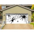 My Door Decor My Door Decor 285905HALL-012 7 x 16 ft. Spiders Halloween Door Mural Sign Car Garage Banner Decor; Multi Color 285905HALL-012